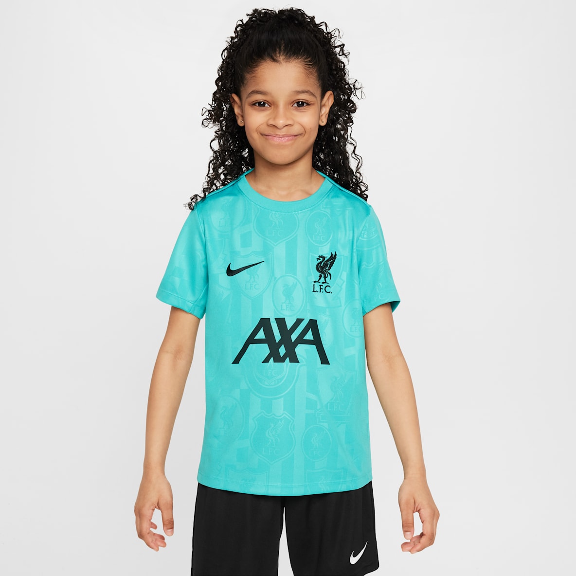 Liverpool FC Academy Pro Liverpool FC Academy Pro Haut de foot d'avant-match à manches courtes Nike Dri-FIT pour ado