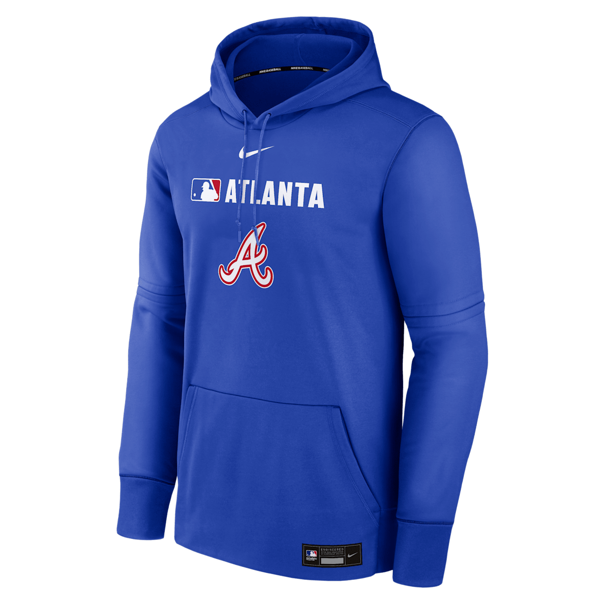 Atlanta Braves Authentic Collection City Connect Atlanta Braves Authentic Collection City Connect Men's Nike Therma MLB Pullover Hoodie