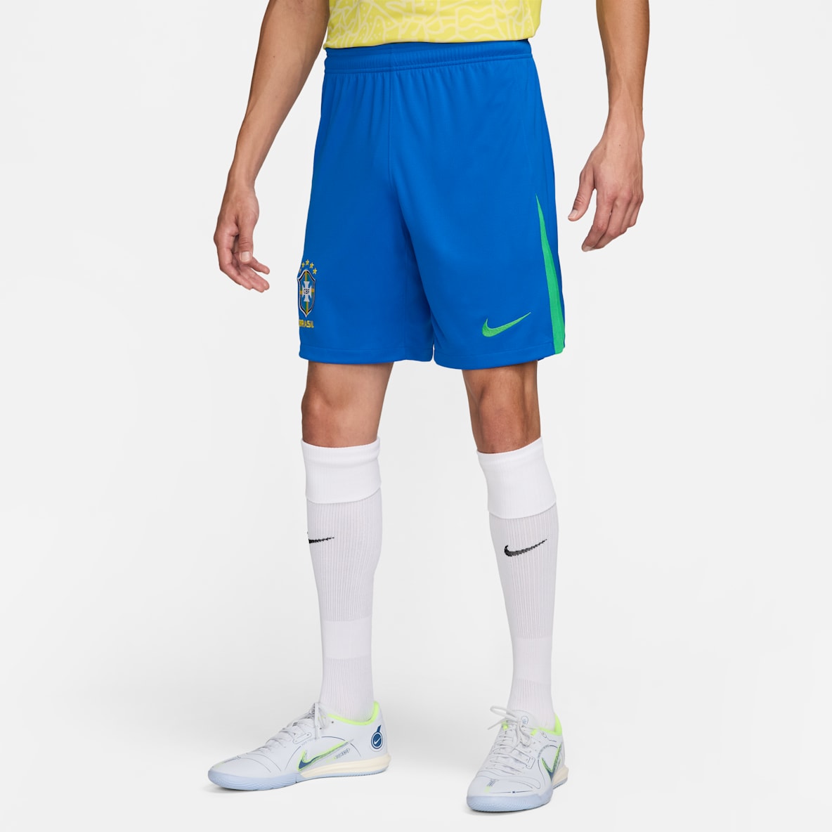 Brazil 2024 Stadium Home Men's Nike Dri-FIT Soccer Replica Shorts