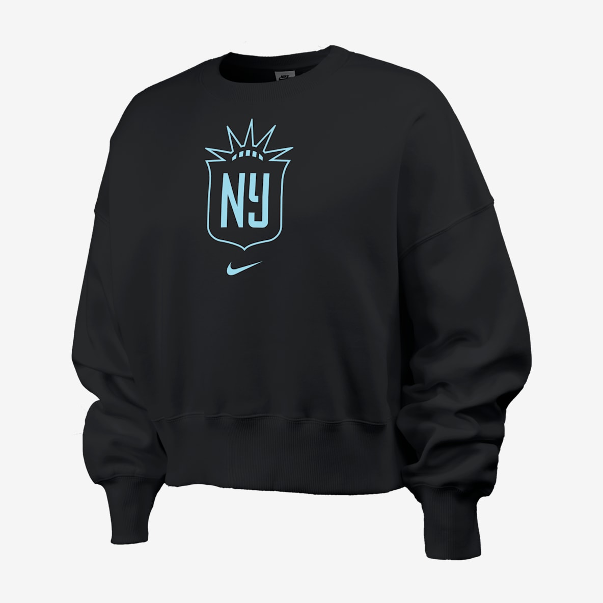 NJ/NY Gotham FC Phoenix Fleece NJ/NY Gotham FC Phoenix Fleece Women's Nike NWSL Crew-Neck Sweatshirt