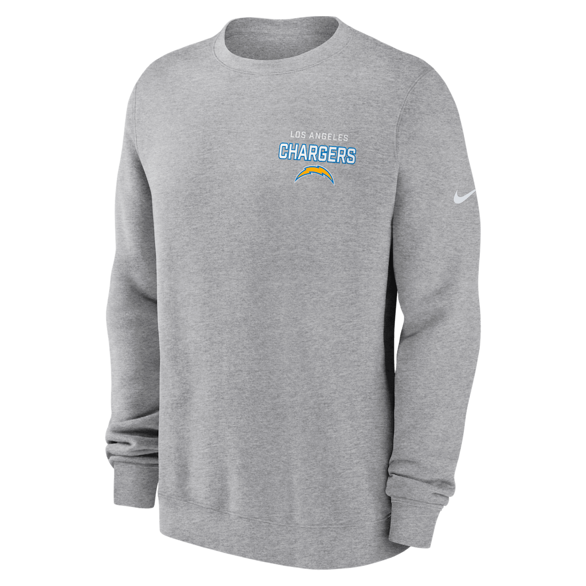 Los Angeles Chargers Draw Block Club Los Angeles Chargers Draw Block Club Men's Nike NFL Pullover Crew