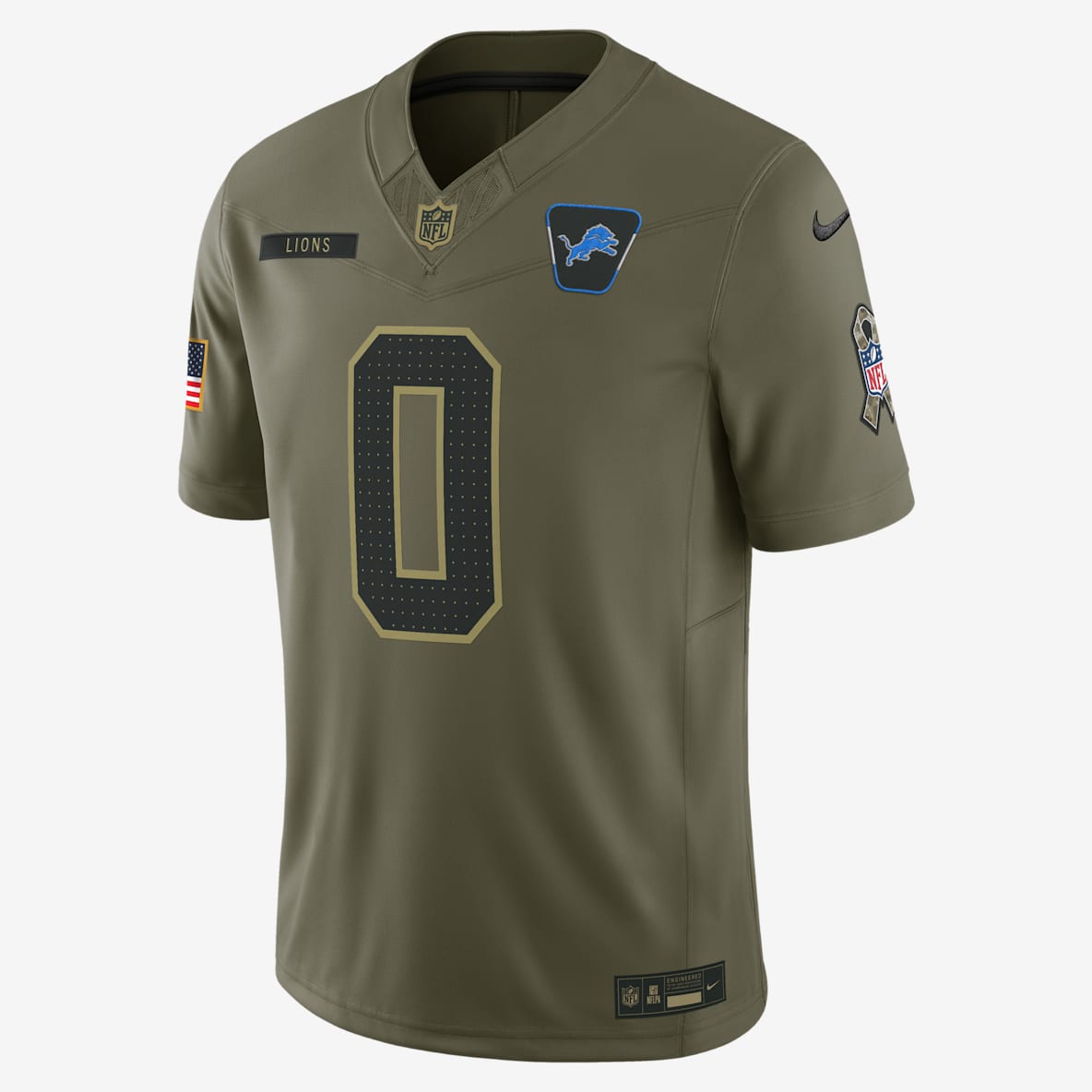 Jahmyr Gibbs Detroit Lions Salute to Service Men's Nike Dri-FIT NFL Limited Jersey