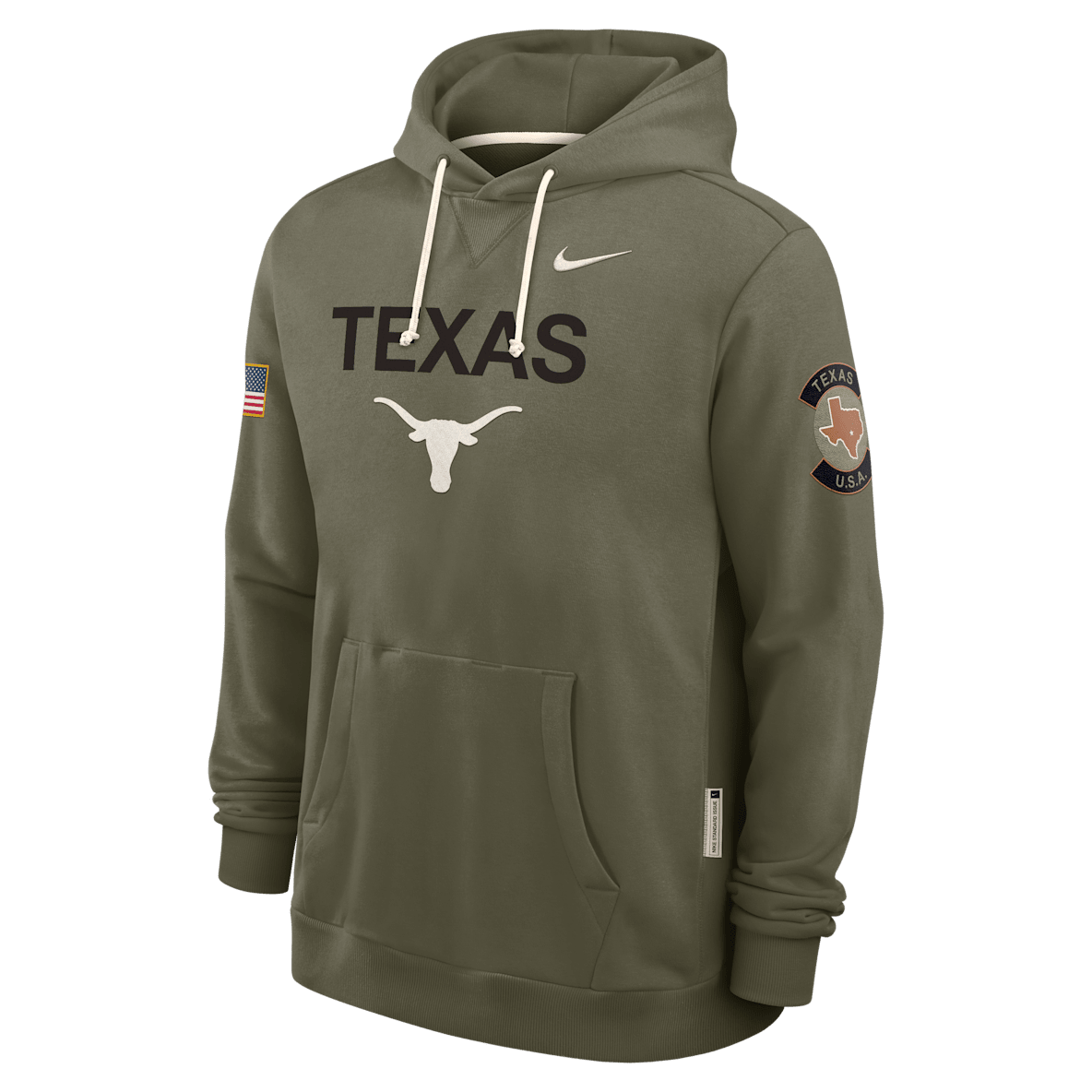 Texas 2025 Military Appreciation Texas 2025 Military Appreciation Men's Nike Dri-FIT College Pullover Hoodie