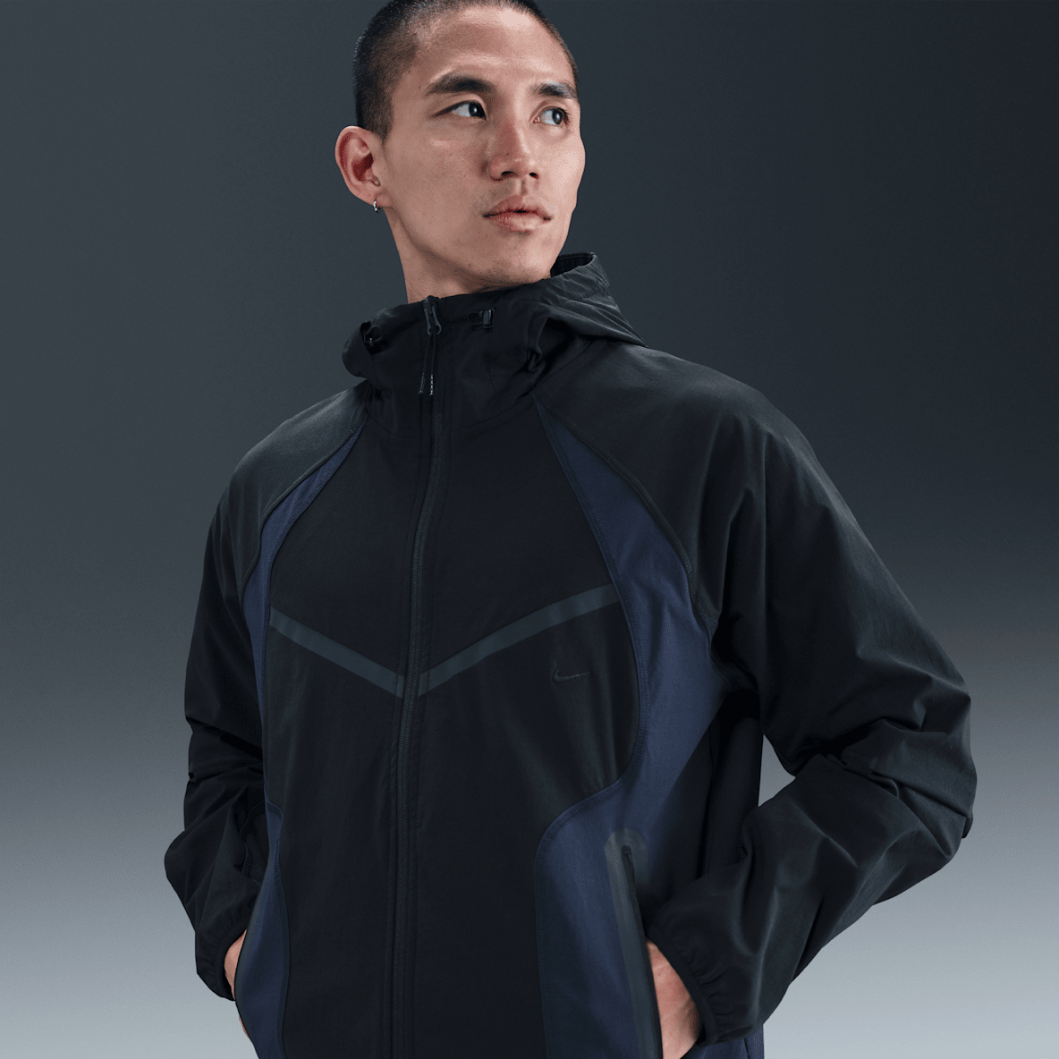 Nike Tech Nike Tech Men's Dri-FIT Woven Color-Block Loose Oversized Jacket