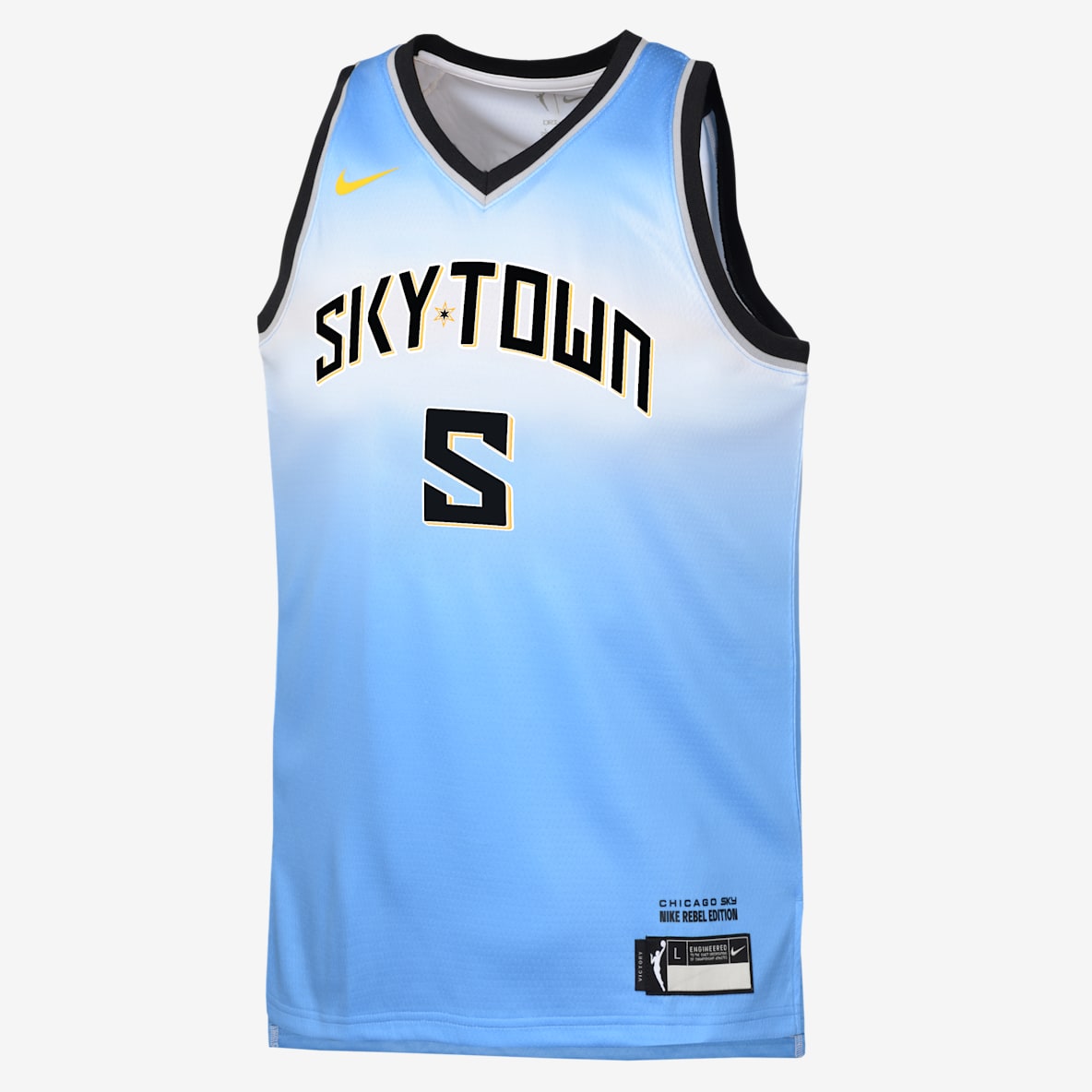Angel Reese Chicago Sky Rebel Edition Jersey Nike de la WNBA Swingman para niños talla grande