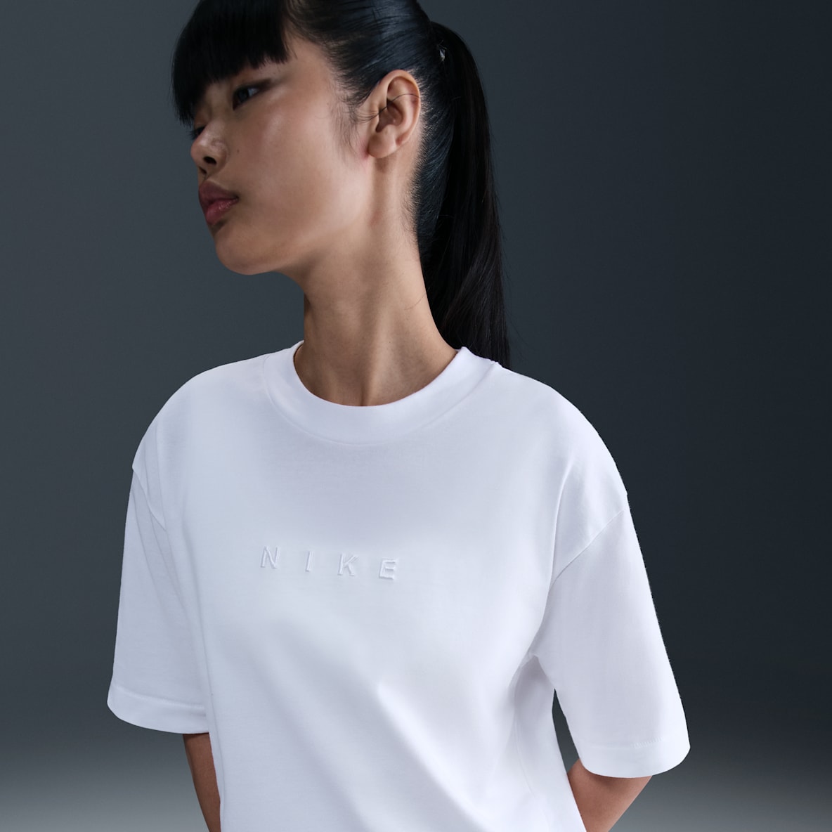 나이키 스포츠웨어 나이키 스포츠웨어 여성 박시 반팔 티셔츠