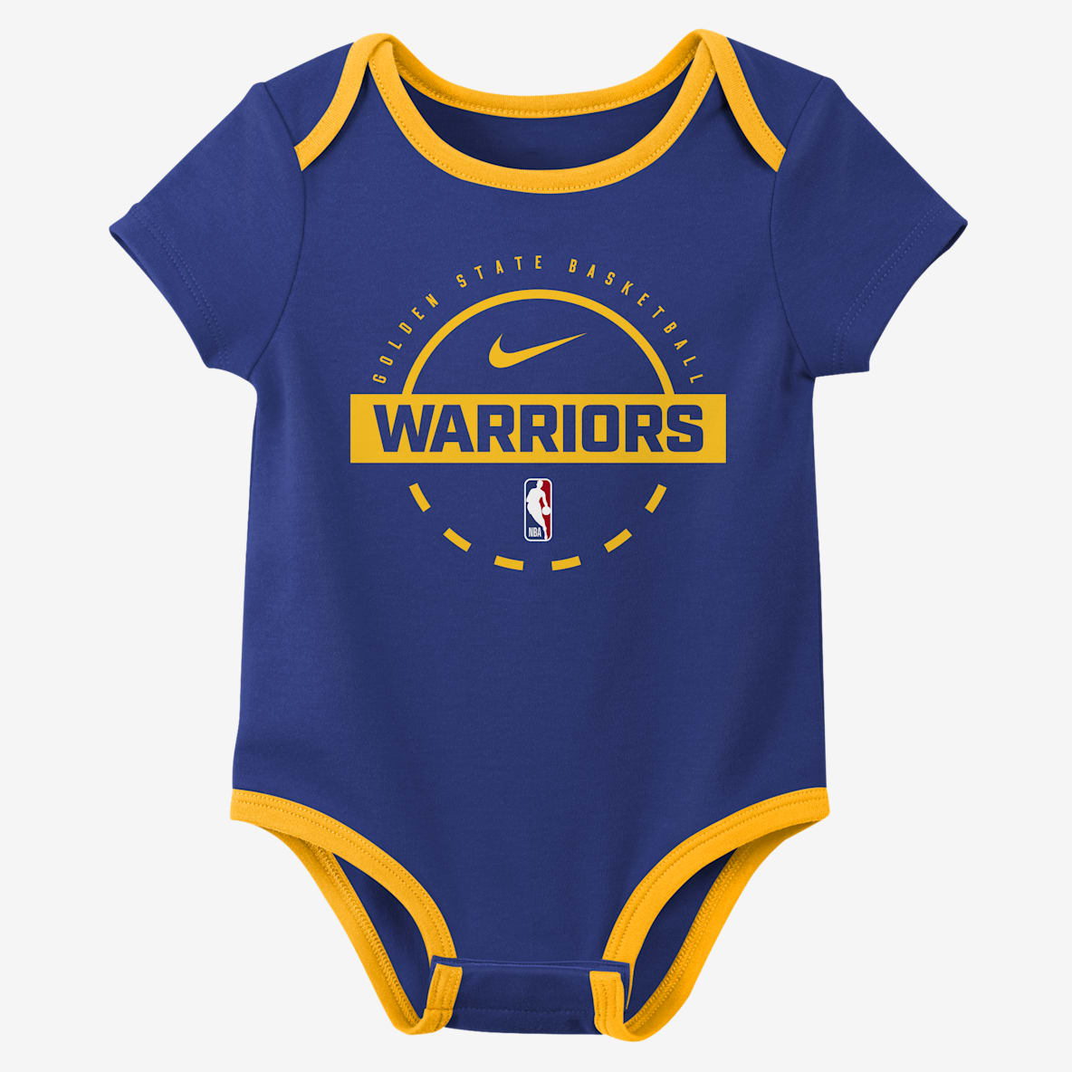 Nike "Golden State Warriors" Baby (0-3M) NBA Bodysuit (2-Pack)