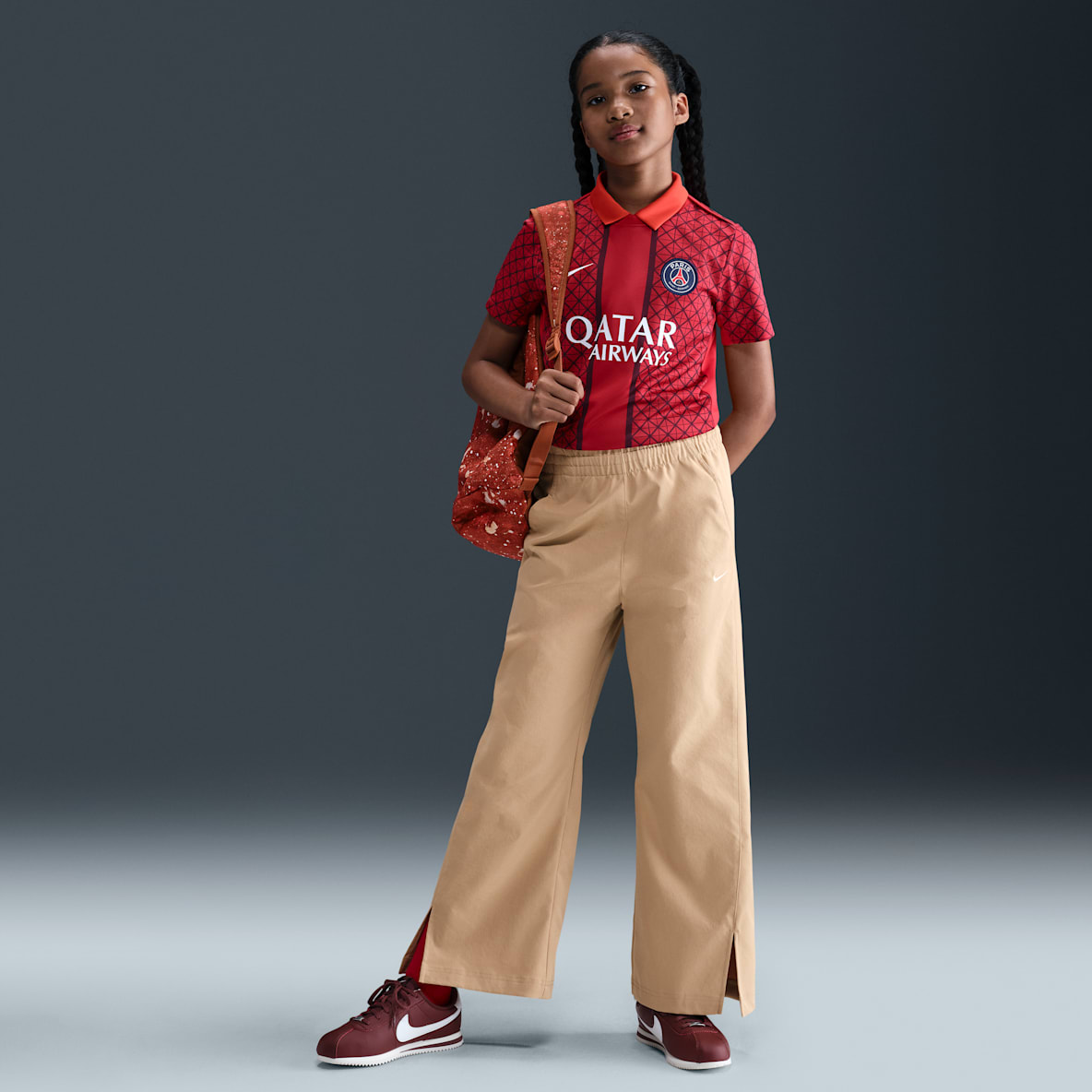 Nike Sportswear Nike Sportswear Older Kids' (Girls') Woven Wide-Leg Trousers