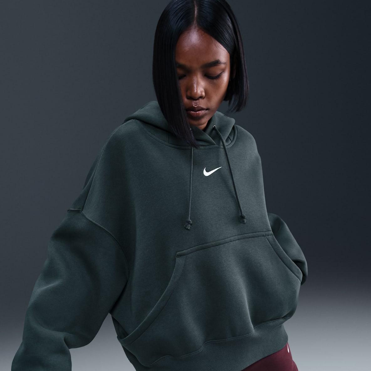 Nike Sportswear Phoenix Fleece Nike Sportswear Phoenix Fleece Sudadera con gorro sin cierre over-oversized para mujer