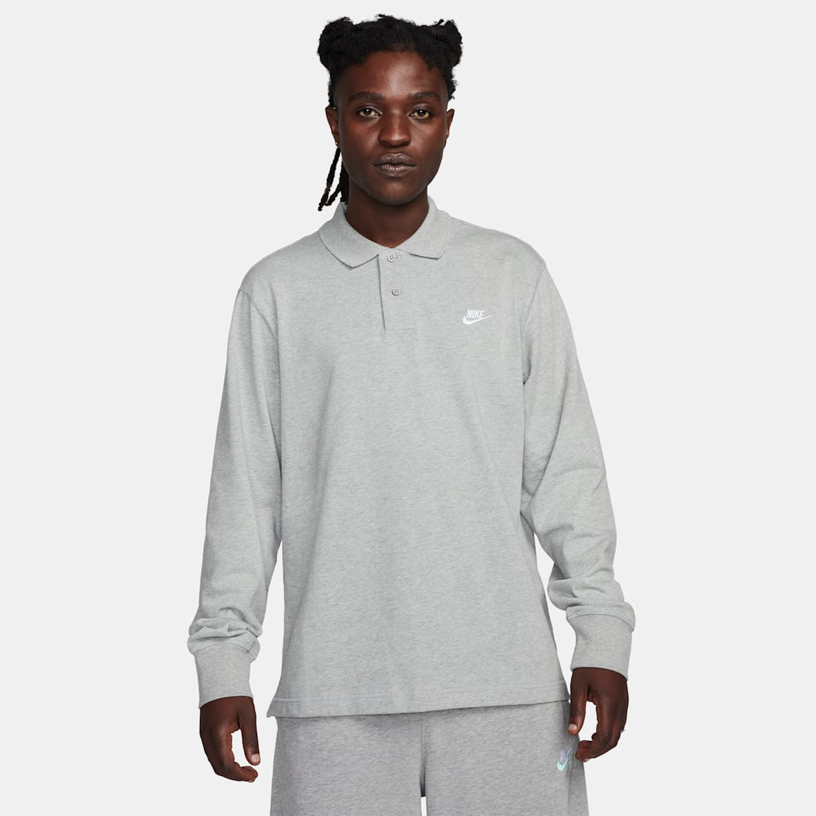 Nike Club Nike Club Men's Long-Sleeve Knit Polo