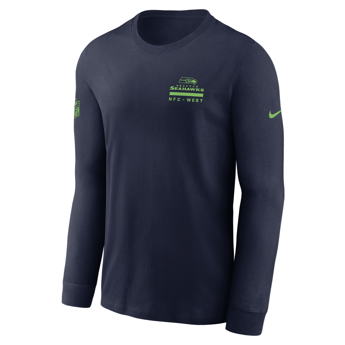 Seattle Seahawks Sideline Team Issue Seattle Seahawks Sideline Team Issue Men's Nike Dri-FIT NFL Long-Sleeve T-Shirt