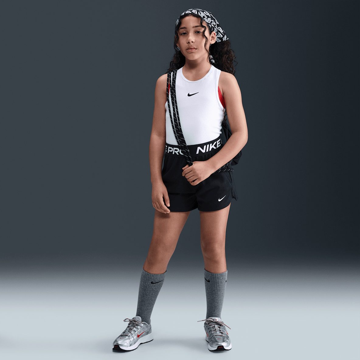 Nike Pro Fleece Nike Pro Fleece Dri-FIT shorts til store barn (jente)