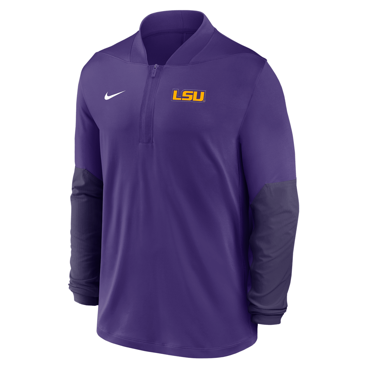 LSU Men's Nike Dri-FIT College 1/2-Zip Top