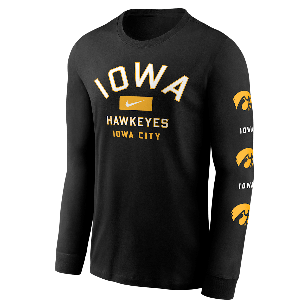 Iowa Campus Classic Location Iowa Campus Classic Location Men's Nike College Long-Sleeve T-Shirt