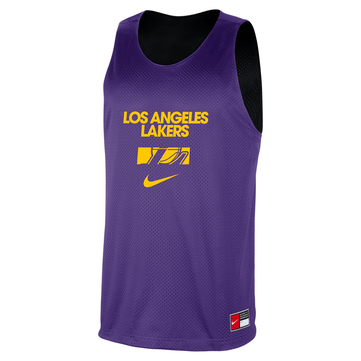 Los Angeles Lakers Courtside Los Angeles Lakers Courtside Men's Nike NBA Mesh Practice Jersey