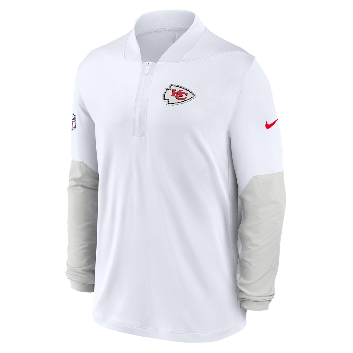 Kansas City Chiefs Feel The Pressure Kansas City Chiefs Feel The Pressure Men's Nike Dri-FIT NFL 1/2-Zip Top