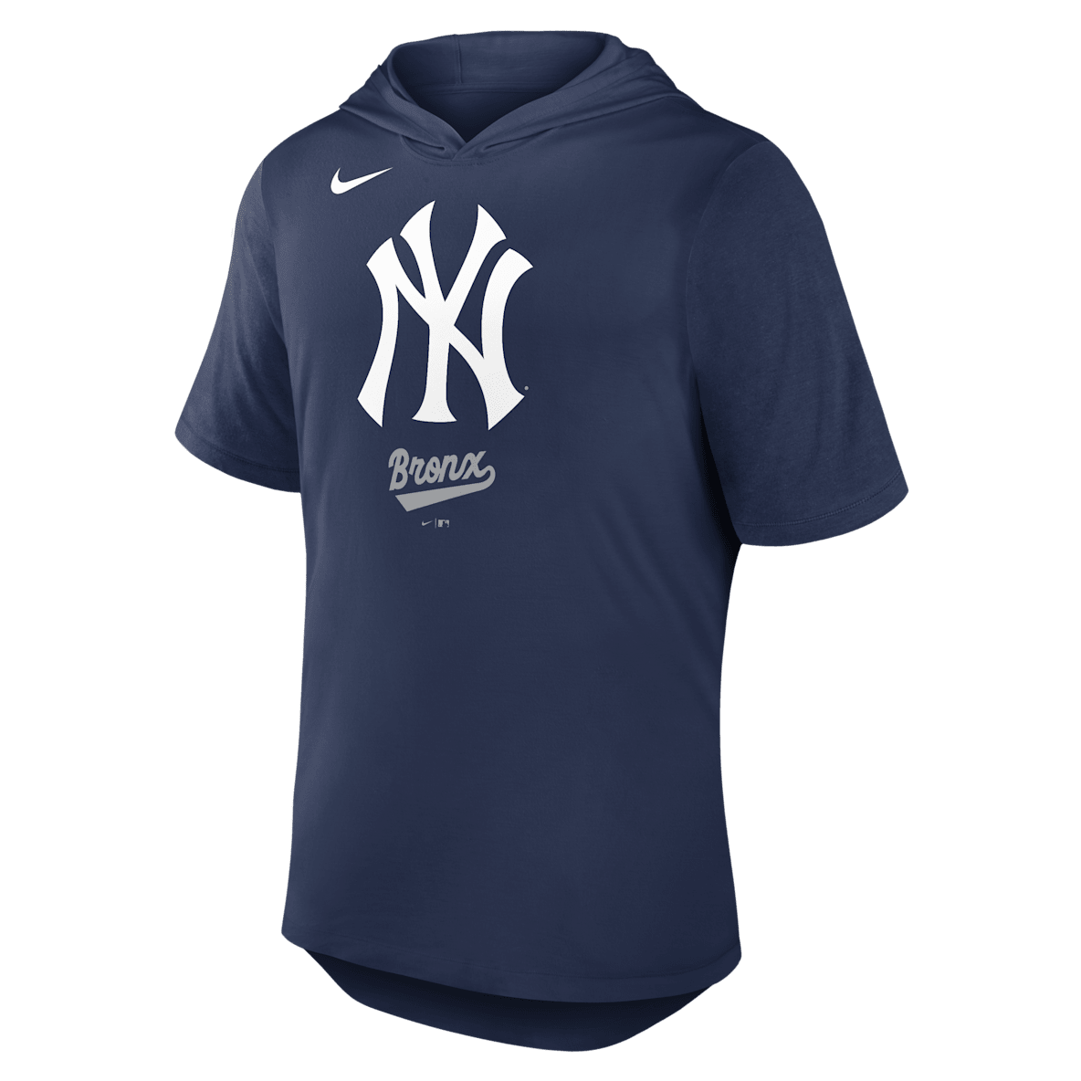 New York Yankees Logo New York Yankees Logo Men's Nike Dri-FIT MLB Hooded T-Shirt