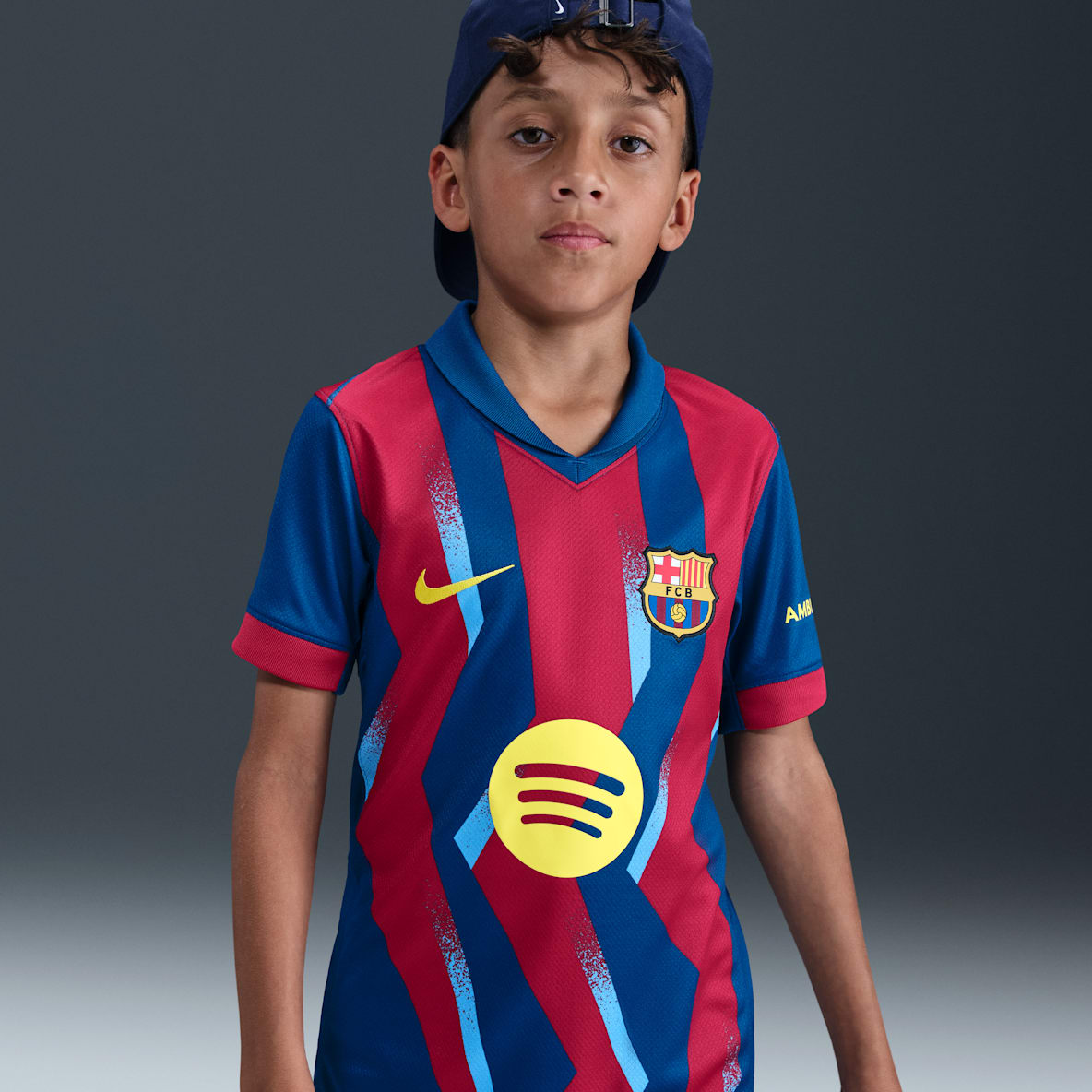 FC Barcelona 2025/26 Stadium Fourth FC Barcelona 2025/26 Stadium Fourth Older Kids' Nike Dri-FIT Football Replica Shirt