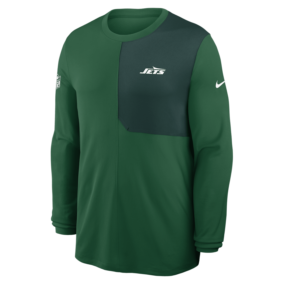 New York Jets Sideline Coach New York Jets Sideline Coach Men's Nike Dri-FIT NFL Long-Sleeve Top