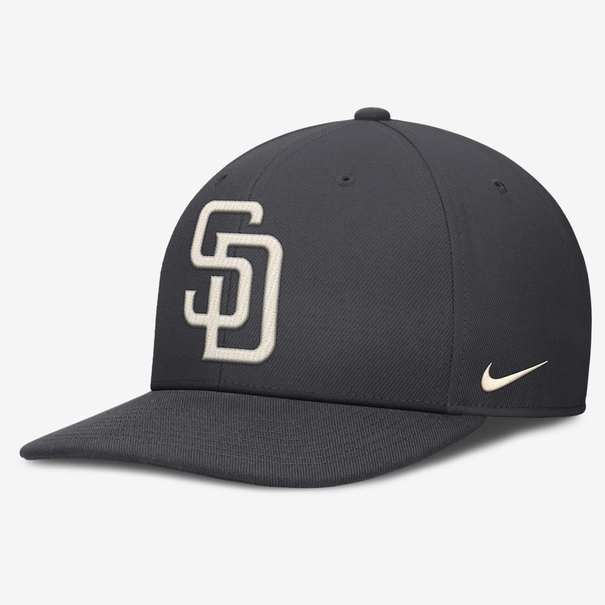San Diego Padres San Diego Padres Gorra estructurada de visera cuadrada para hombre Nike Statement Dri-Fit Pro