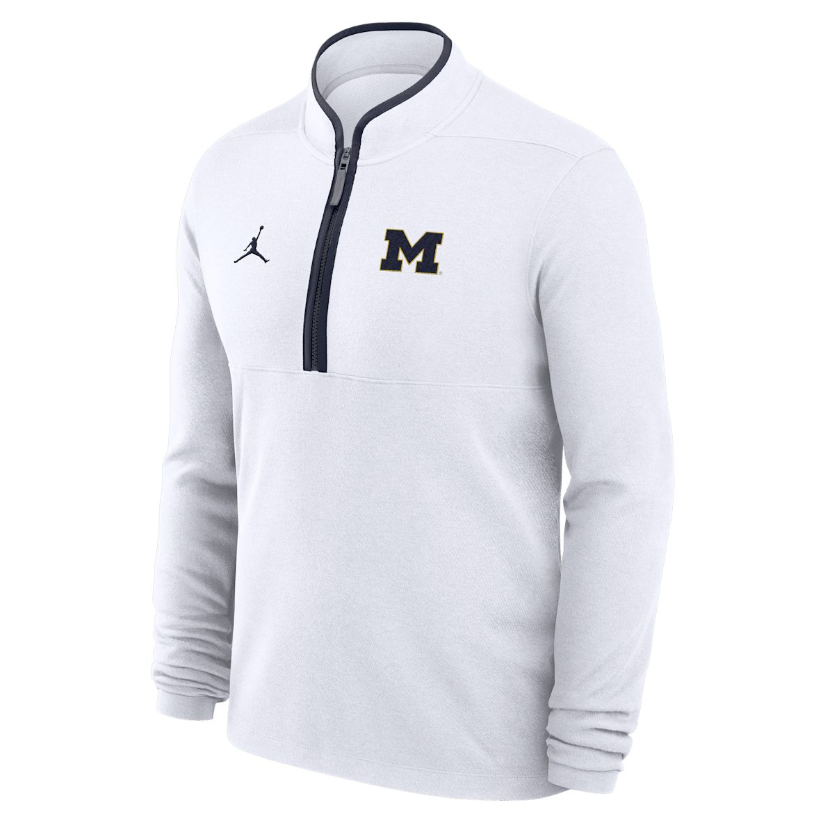 Michigan Victory Michigan Victory Men's Jordan Brand Dri-FIT College 1/2-Zip Long-Sleeve Top