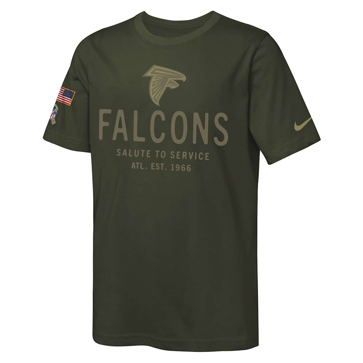 Atlanta Falcons Salute to Service Sideline Atlanta Falcons Salute to Service Sideline Big Kids’ Nike Dri-FIT NFL T-Shirt
