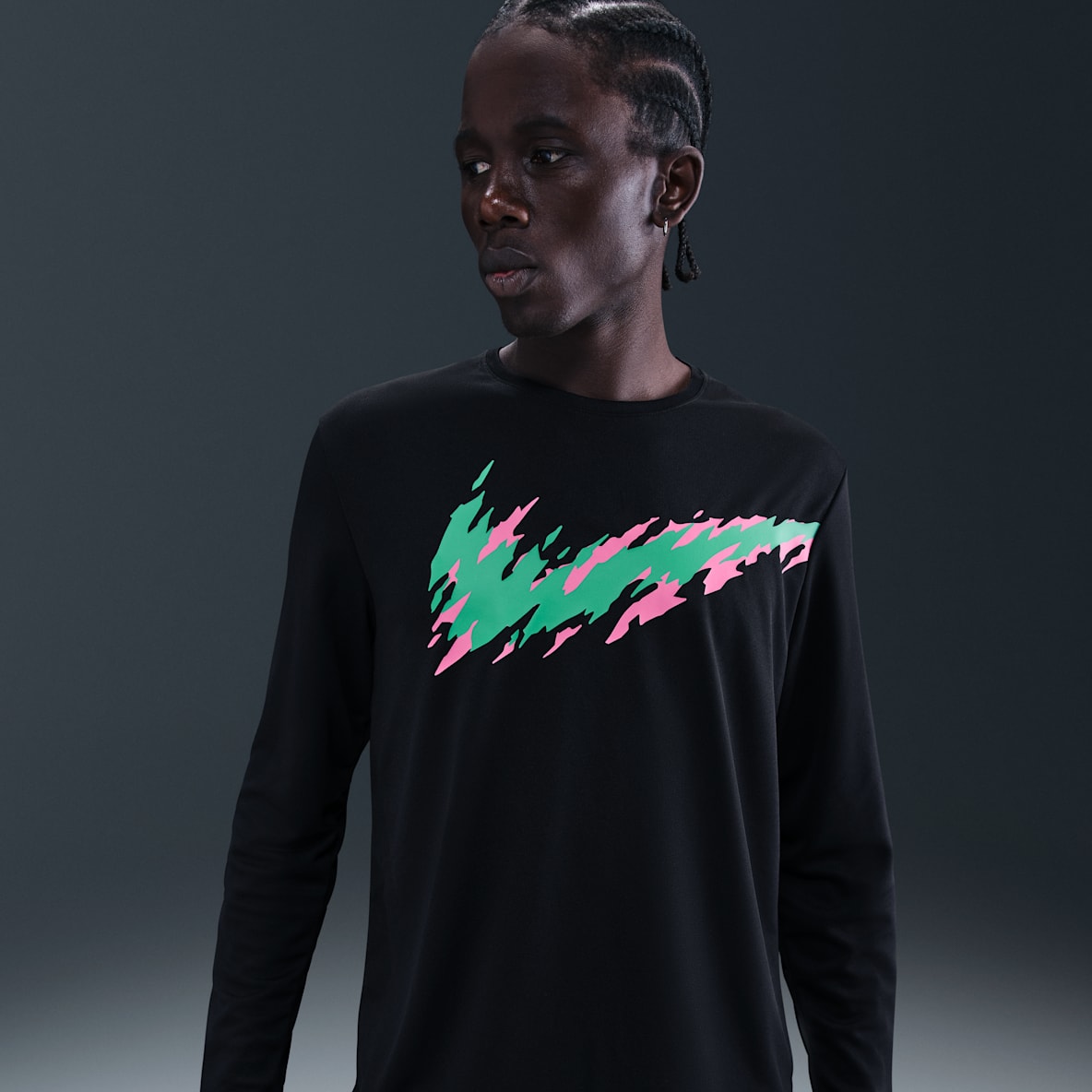 Nike Miler Nike Miler Men's Dri-FIT UV Long-Sleeve Running Top