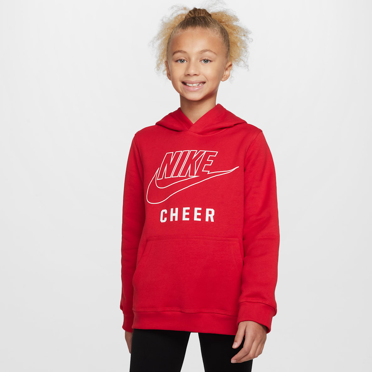 Nike Nike Sudadera con gorro sin cierre Cheer para para niños talla grande