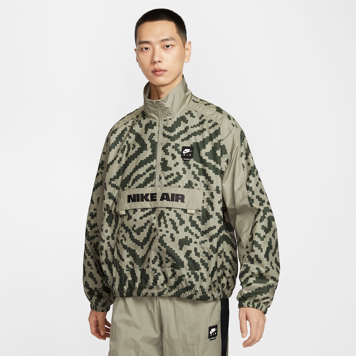 Nike Air Nike Air เสื้อแจ็คเก็ตซิปครึ่งตัวผู้ชาย