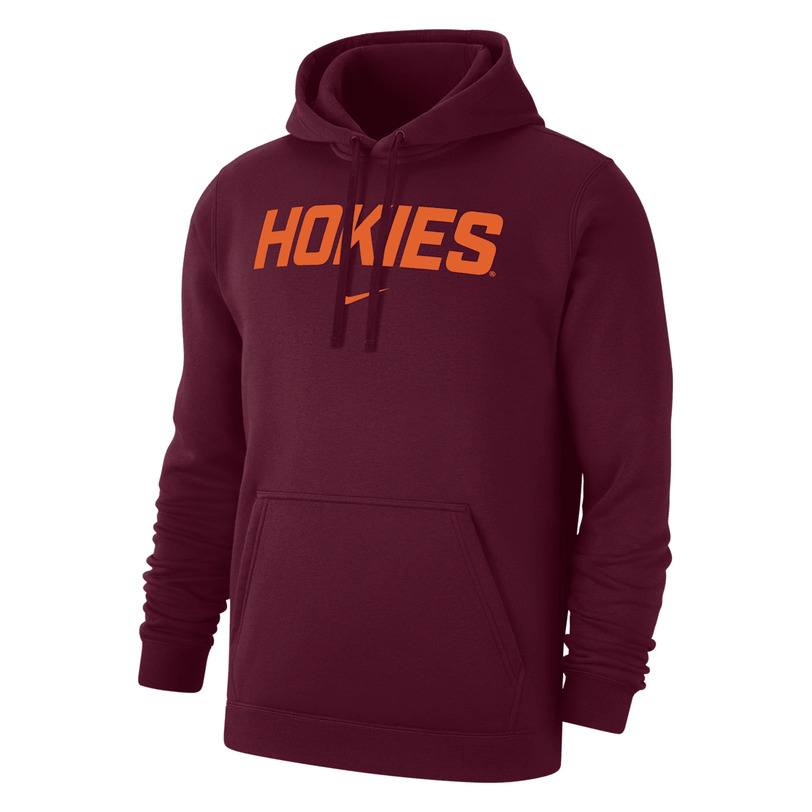 Virginia Tech Club Fleece Virginia Tech Club Fleece Men's Nike College Pullover Hoodie