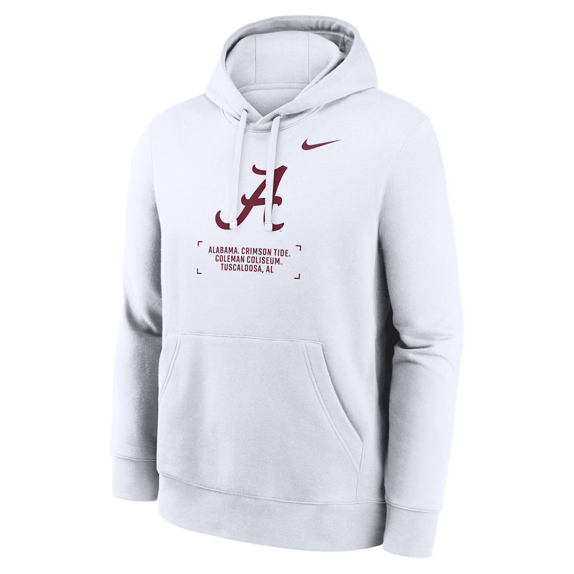 Alabama Club Basketball 2-Hit Men's Nike College Pullover Hoodie