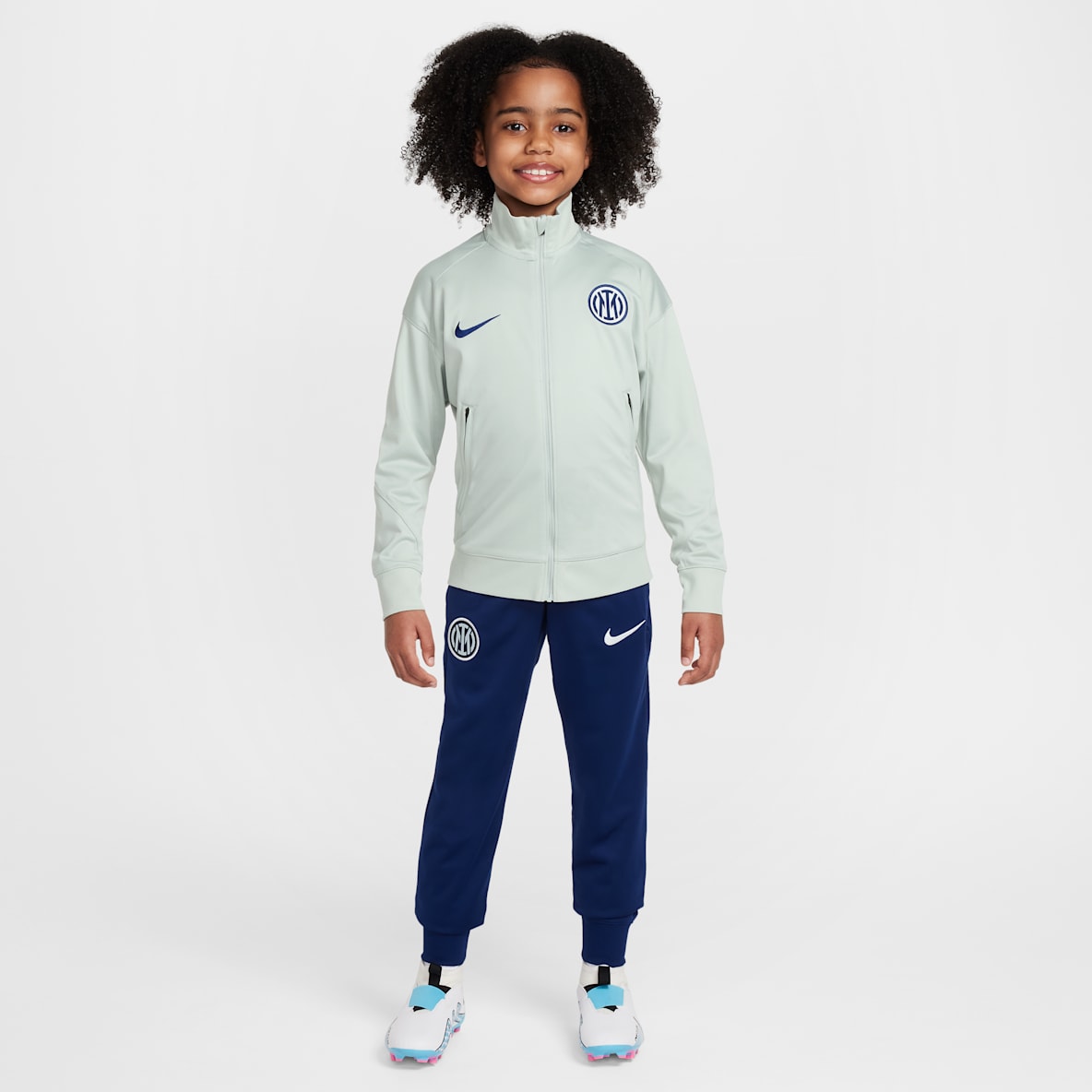 Inter Milan Strike Inter Milan Strike Nike Dri-FIT kötött futballtréningruha nagyobb gyerekeknek