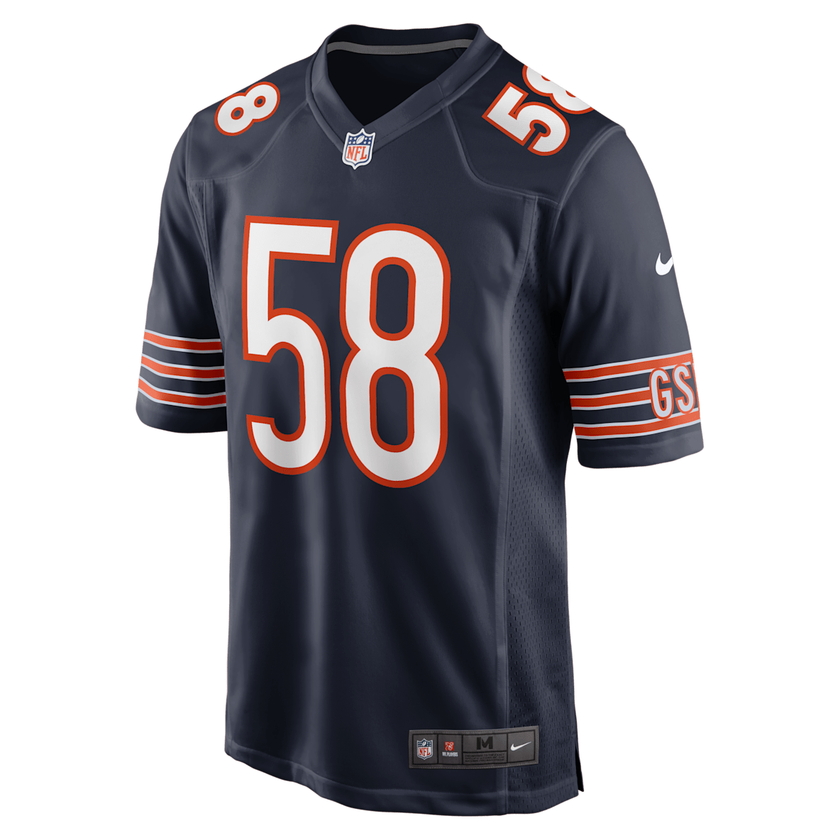 Darnell Wright Chicago Bears Darnell Wright Chicago Bears Men's Nike NFL Game Football Jersey
