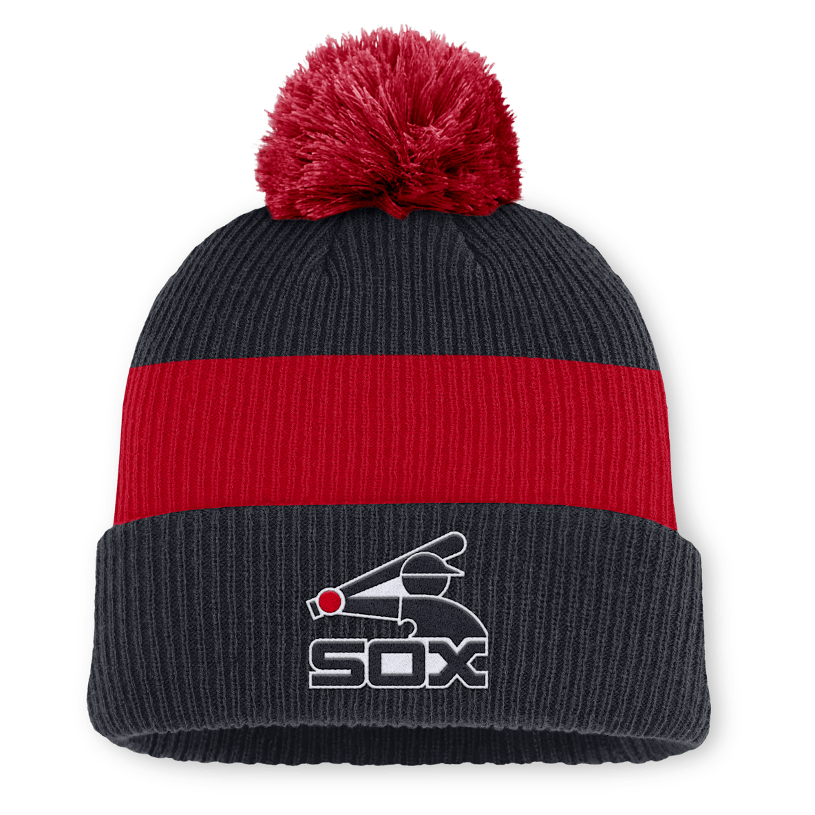 Chicago White Sox Cooperstown Peak Chicago White Sox Cooperstown Peak Men's Nike MLB Cuffed Pom Beanie