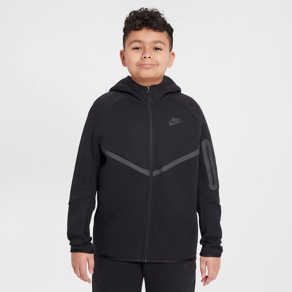Nike Sportswear Tech Fleece Nike Sportswear Tech Fleece Hoodie mit durchgehendem Reißverschluss (ältere Kinder, erweiterte Größe)