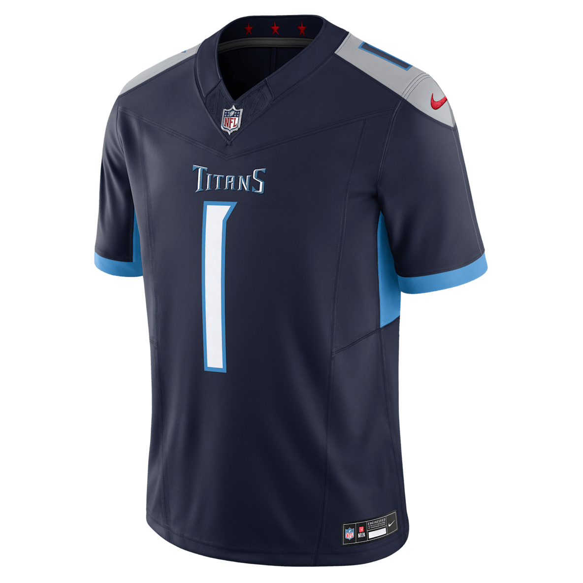 Cam Ward Tennessee Titans 2025 NFL Draft First Round Pick Cam Ward Tennessee Titans 2025 NFL Draft First Round Pick Men's Nike Dri-FIT NFL Limited Jersey