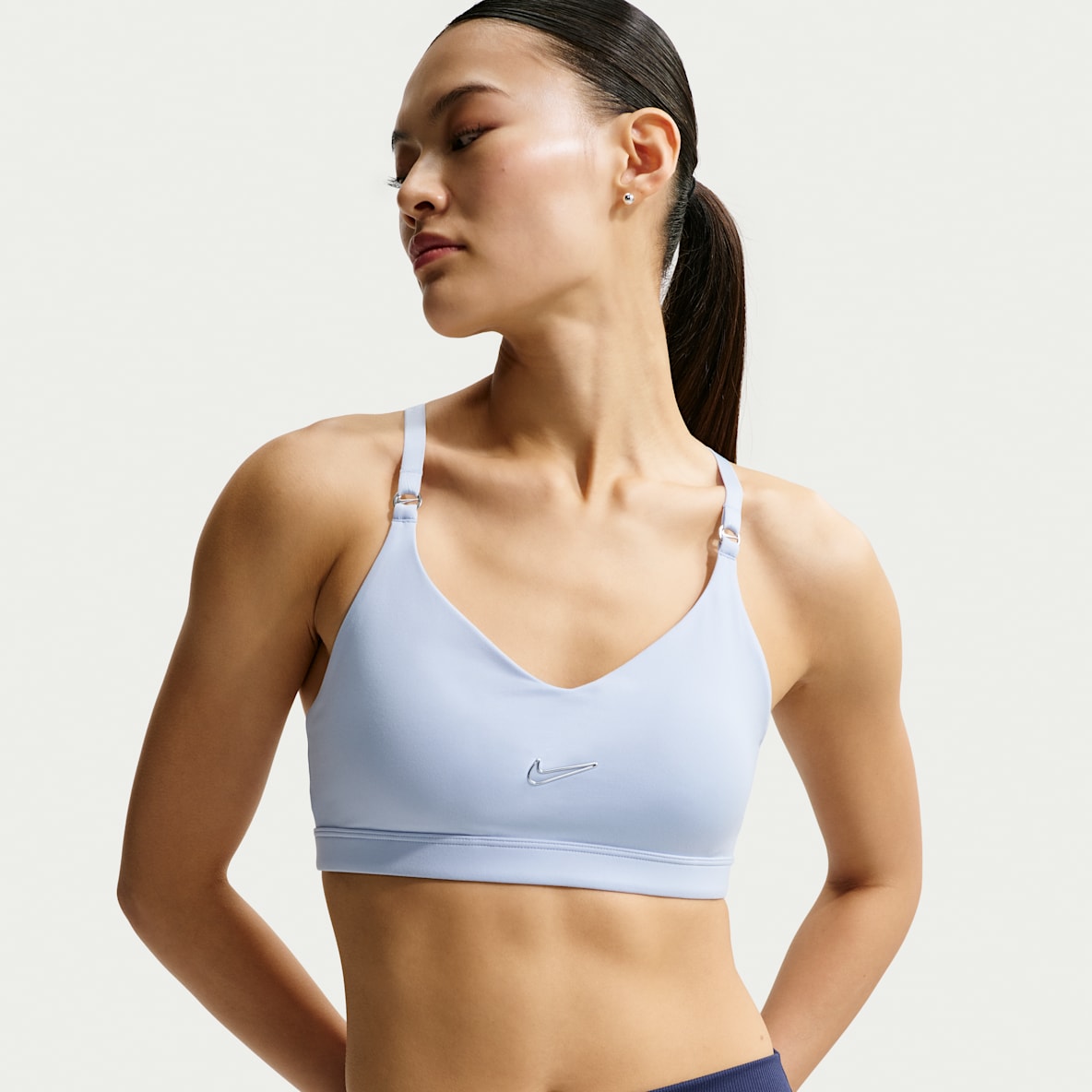 Nike Indy Brassière de sport rembourrée réglable à maintien léger pour femme