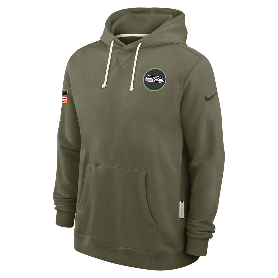 Seattle Seahawks Salute to Service Sideline Dominant Force Seattle Seahawks Salute to Service Sideline Dominant Force Men's Nike Dri-FIT NFL Pullover Hoodie