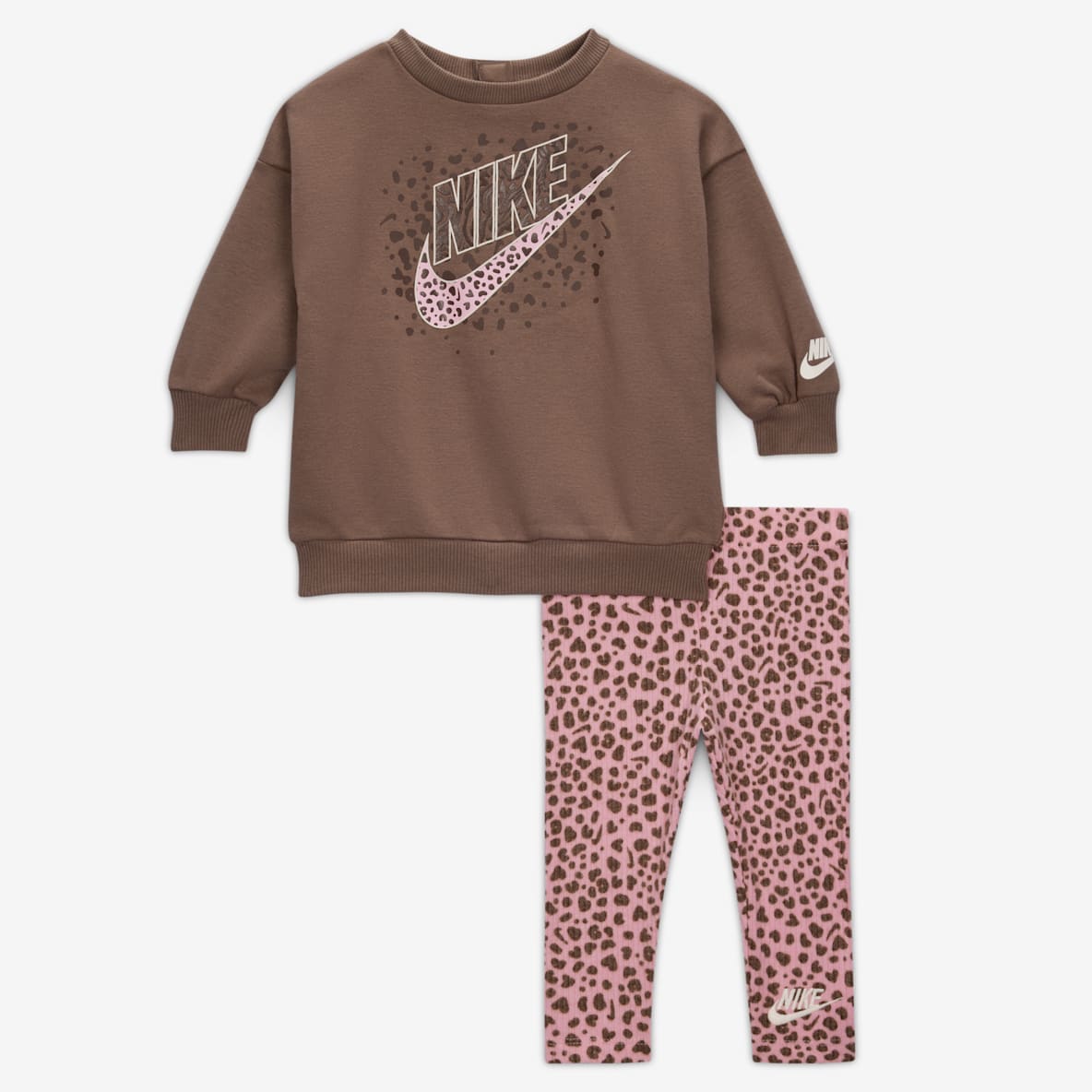 Nike Wild Warmth Nike Wild Warmth Babyset met top met ronde hals en legging (12-24 maanden)