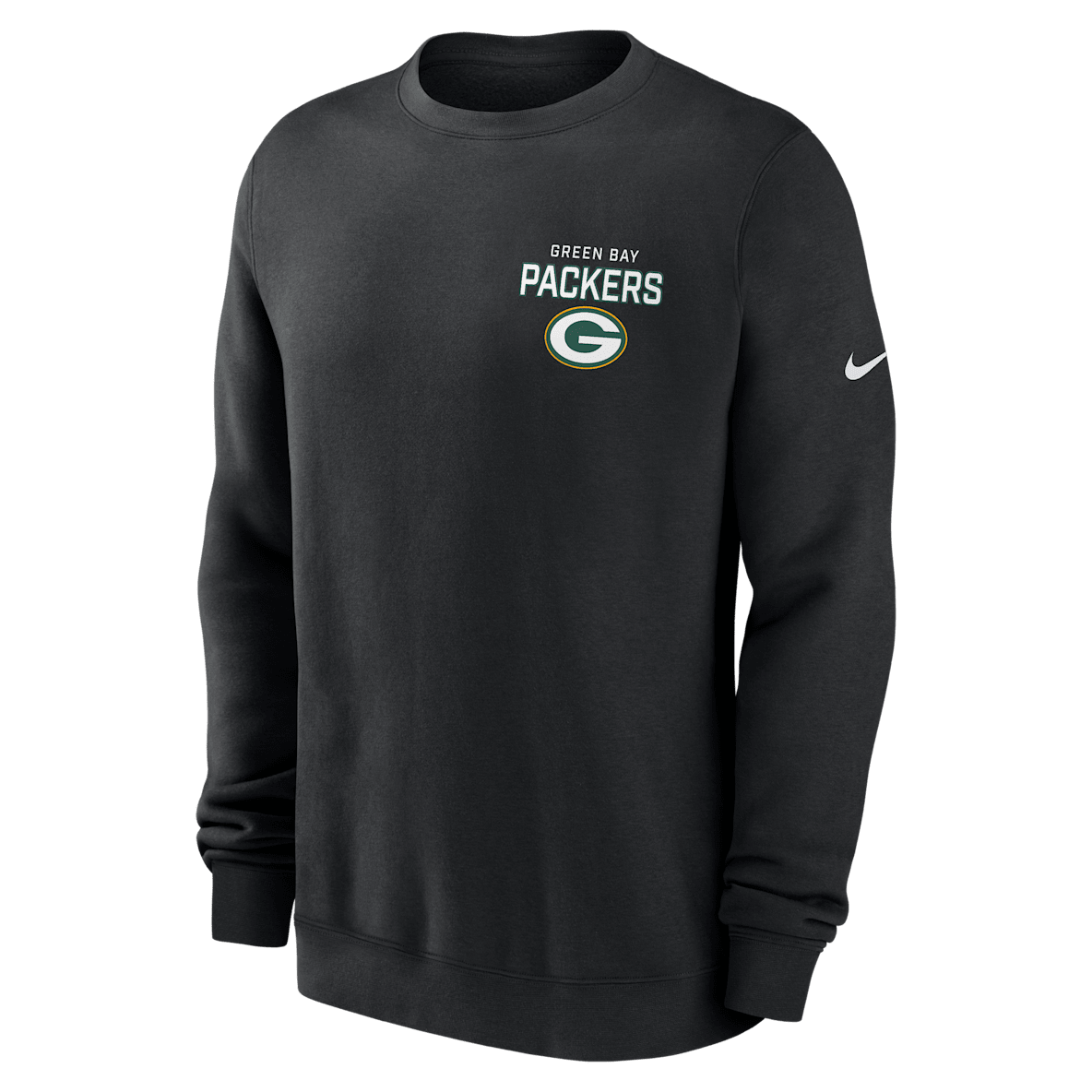 Green Bay Packers Draw Block Club Green Bay Packers Draw Block Club Men's Nike NFL Pullover Crew
