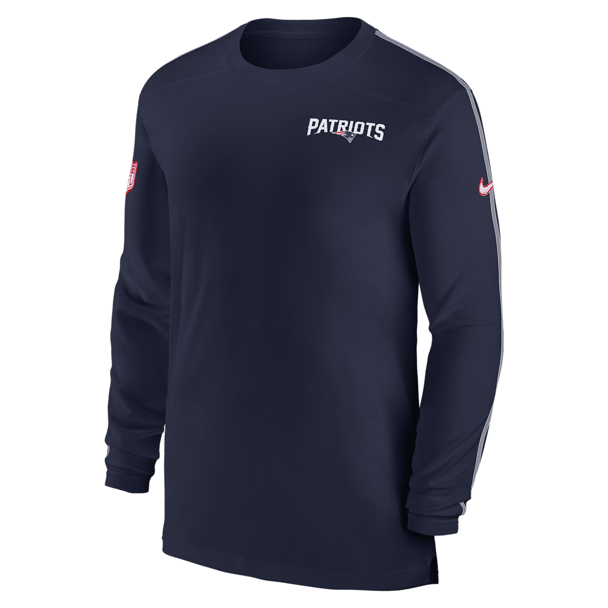 New England Patriots Sideline Coach New England Patriots Sideline Coach Men's Nike Dri-FIT NFL Long-Sleeve Top