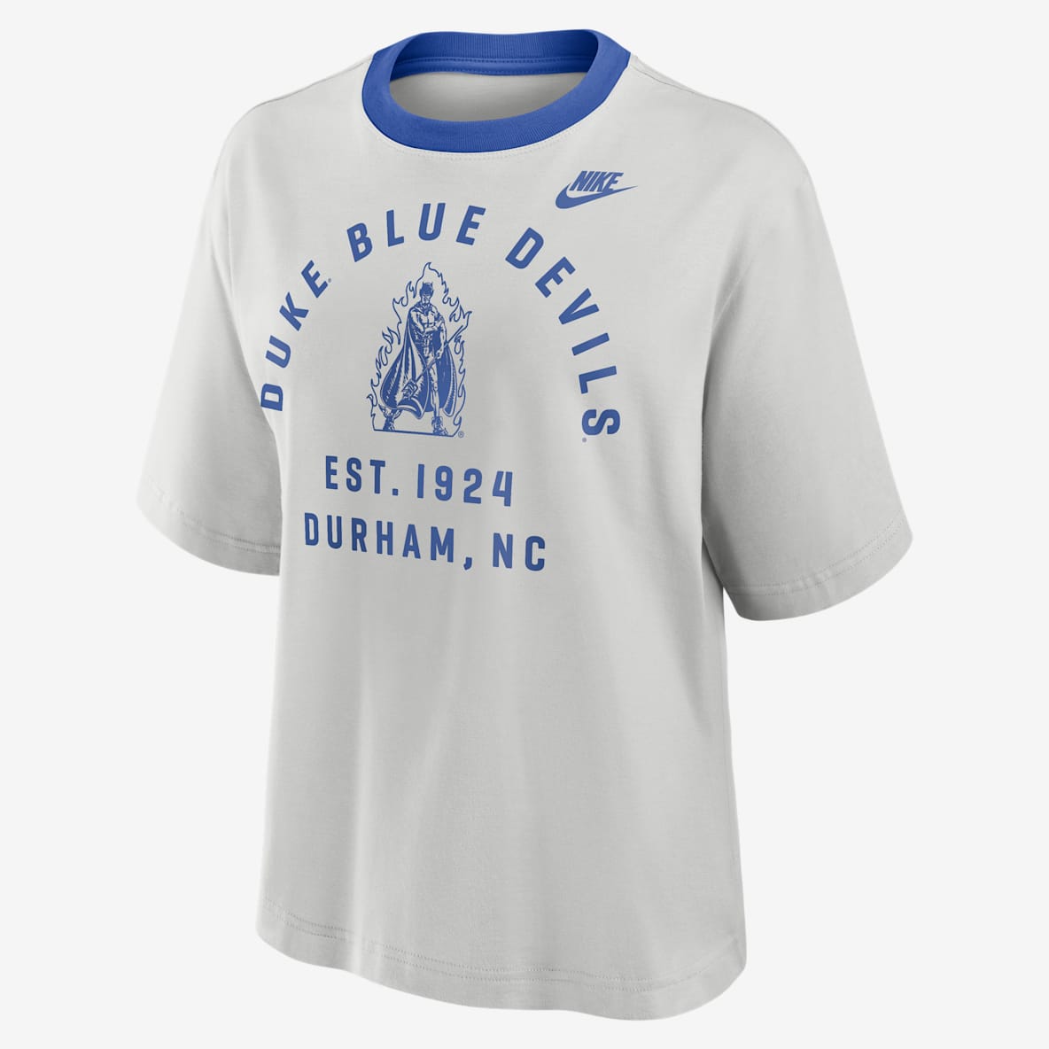 Duke Legacy Arch Script Boxy Duke Legacy Arch Script Boxy Women's Nike College T-Shirt