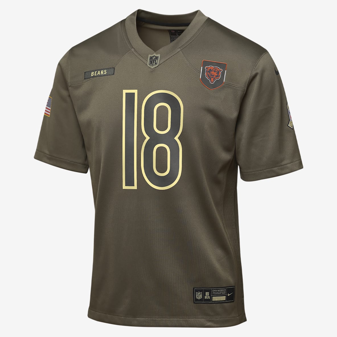 Caleb Williams Chicago Bears Salute to Service Caleb Williams Chicago Bears Salute to Service Big Kids’ Nike NFL Game Jersey