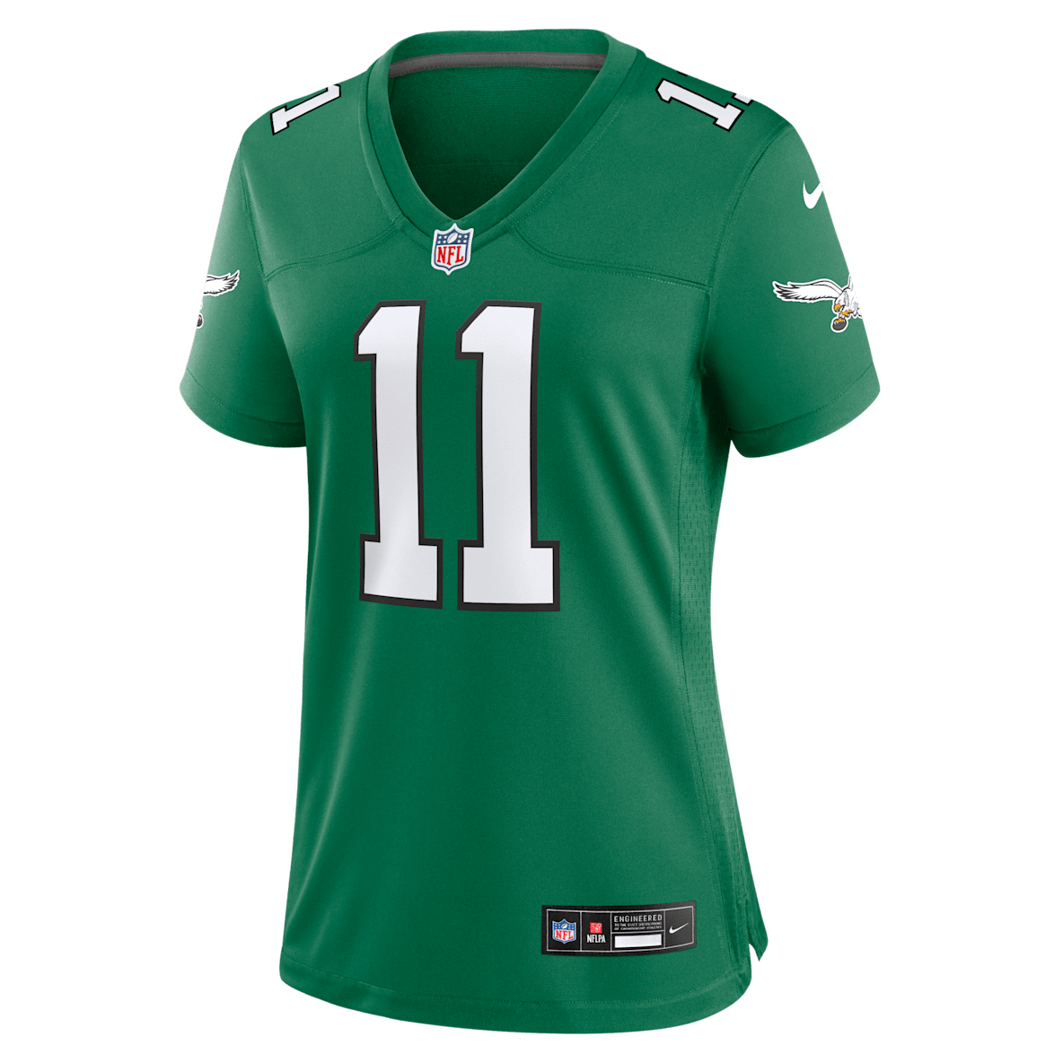A.J. Brown Philadelphia Eagles A.J. Brown Philadelphia Eagles Women's Nike NFL Game Football Jersey
