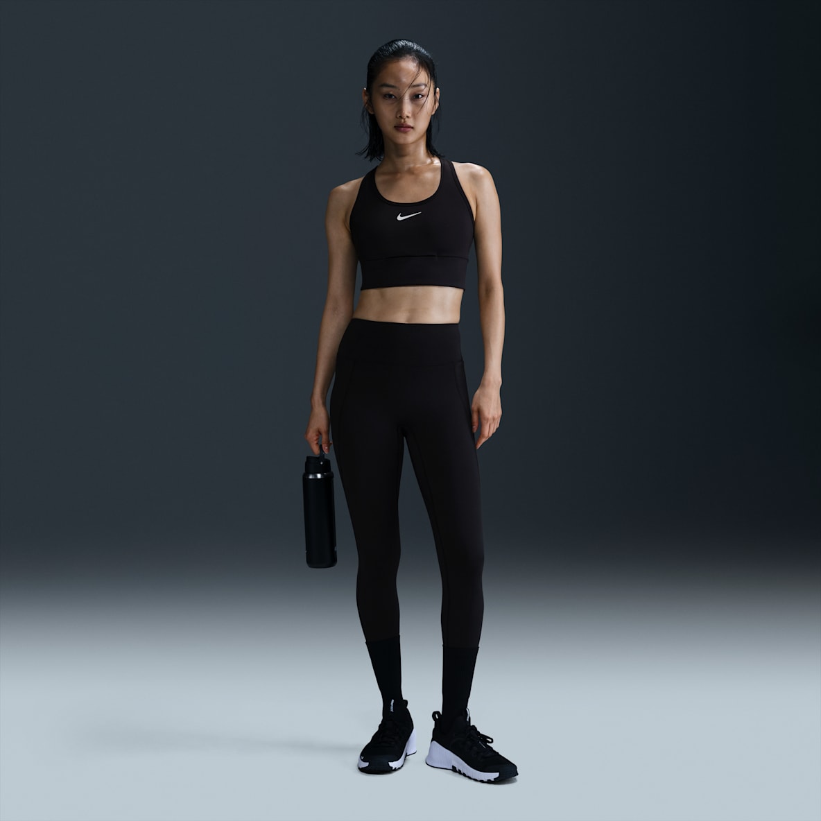 Nike Universa Women's High-Waisted Full-Length Leggings with No Front Seam