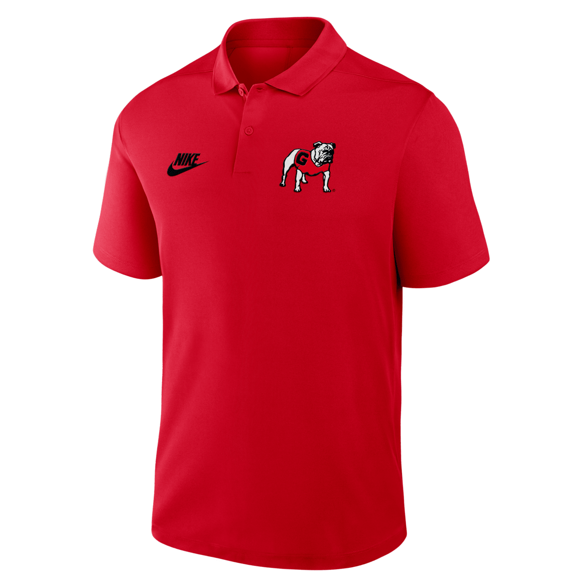 Georgia Primetime Victory Legacy Vault Logo Georgia Primetime Victory Legacy Vault Logo Men's Nike Dri-FIT College Polo