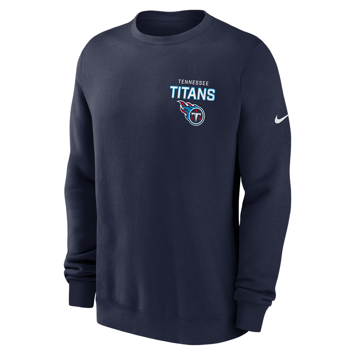 Tennessee Titans Draw Block Club Tennessee Titans Draw Block Club Men's Nike NFL Pullover Crew