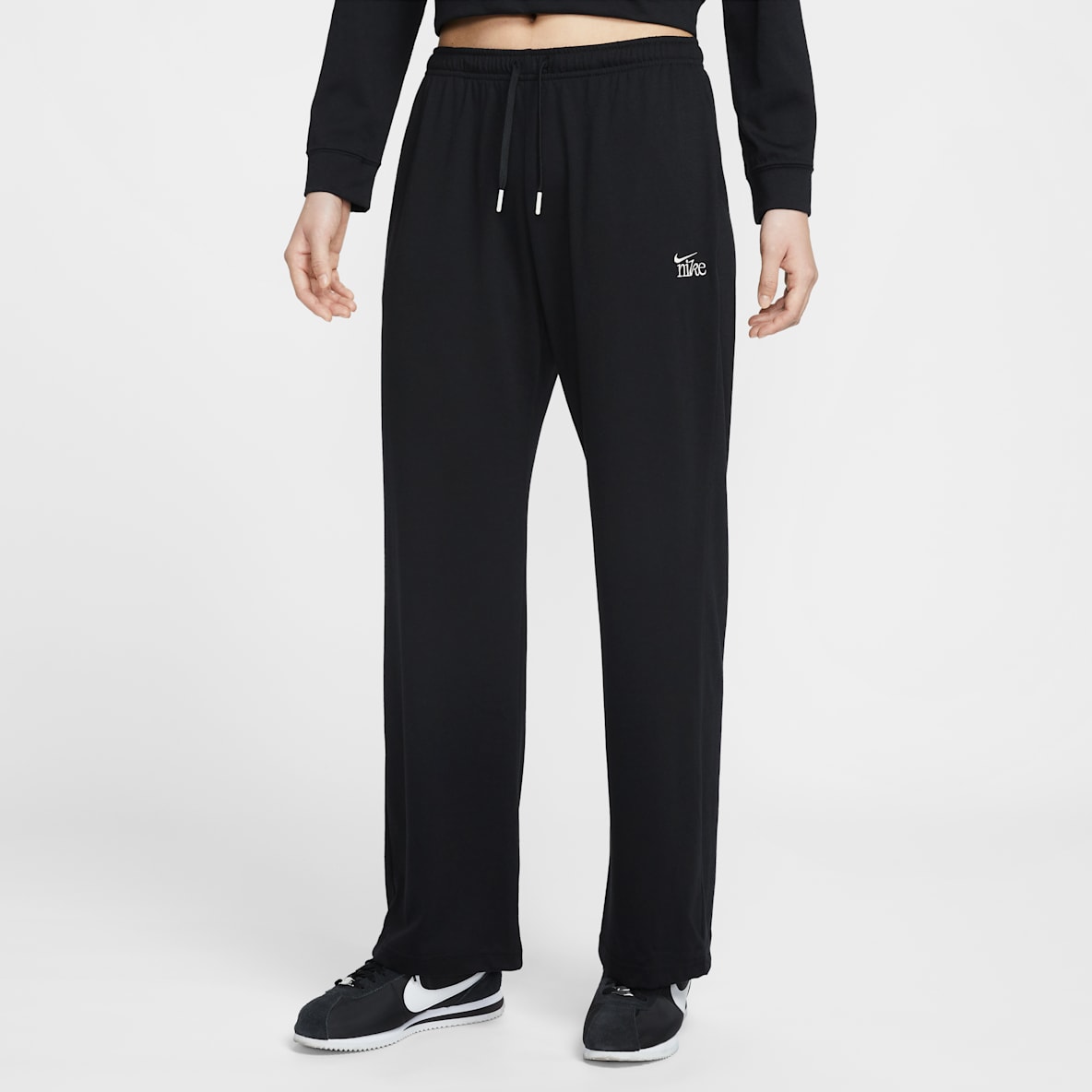Nike Sportswear Chill Knit Women's Mid-Rise Lightweight Open-Hem Trousers