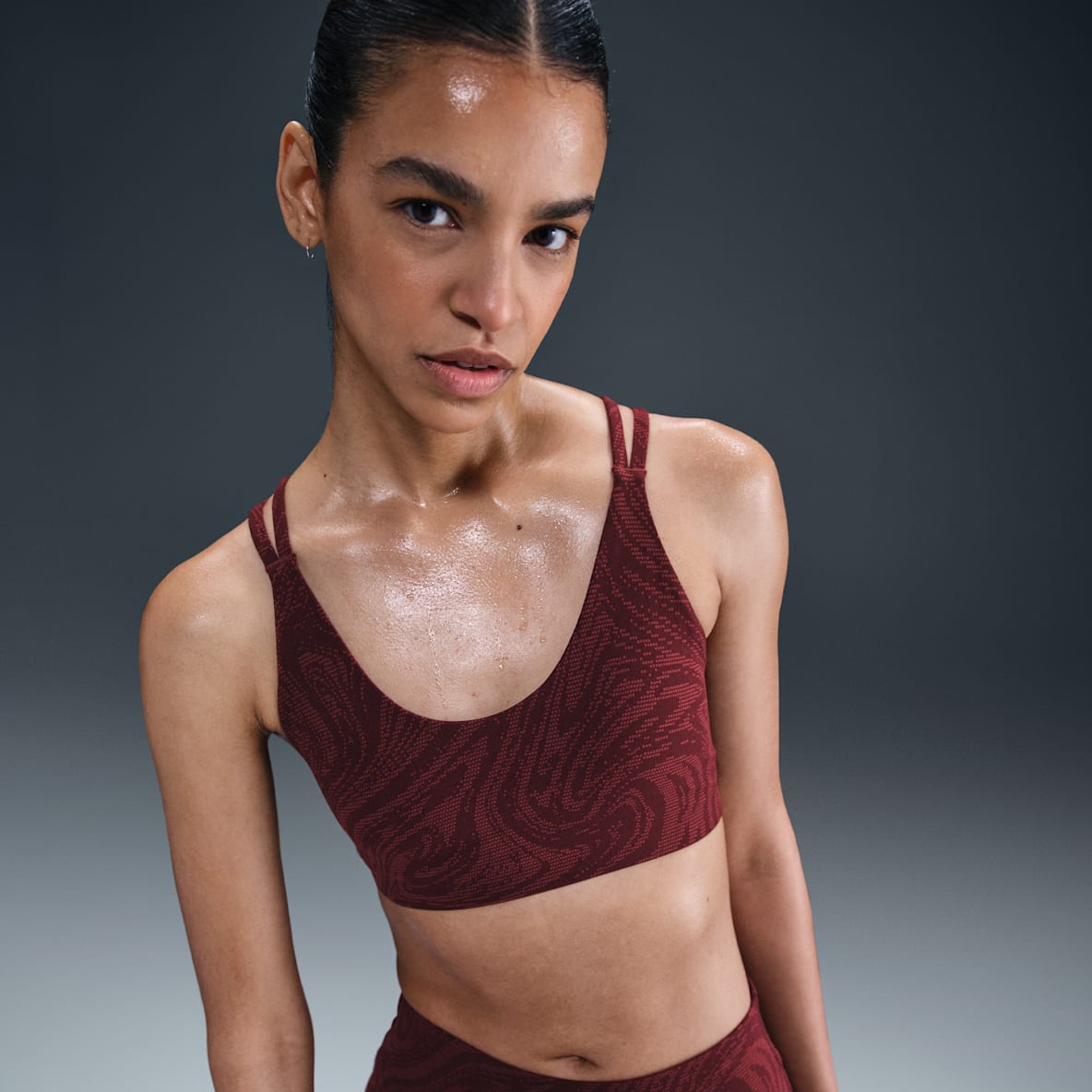 Nike Zenvy Nike Zenvy Brassière de sport imprimée et rembourrée à maintien léger pour Femme