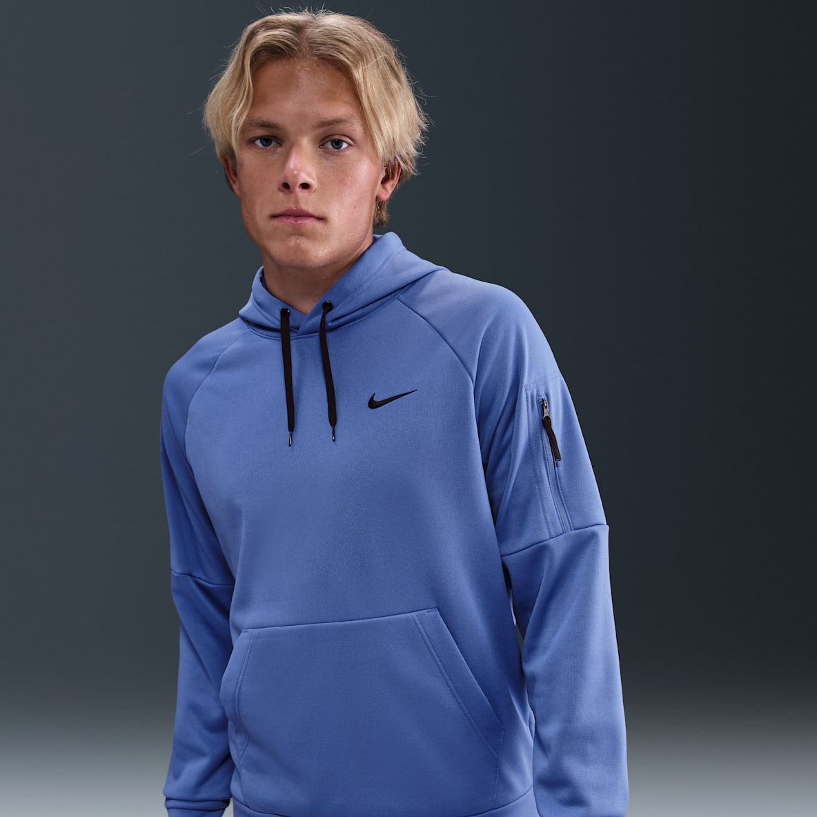 Nike Therma Men's Therma-FIT Hooded Fitness Pullover